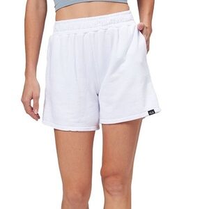 NWT Nux Hideaway White High Rise Jersey Shorts